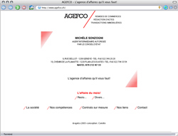 AGEFCO - page d'accueil